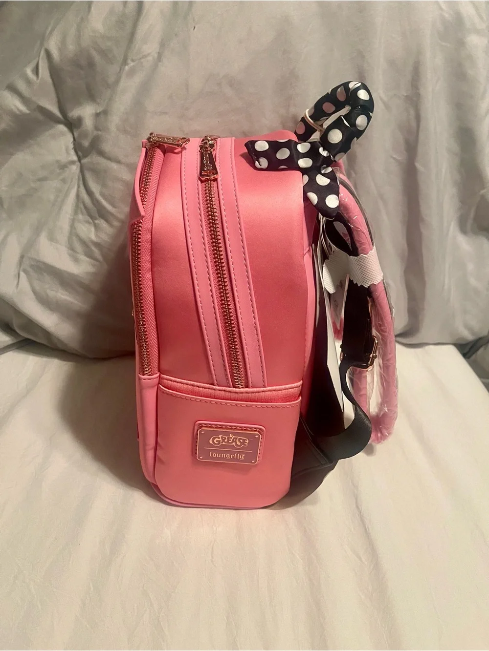 Loungefly Grease Pink Ladies Cosplay Mini Backpack - Picture 7 of 12